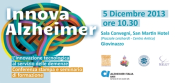 Geolocalizzazione e cartella clinica elettronica. La tecnologia al servizio delle demenze. Il 5 dicembre, conferenza stampa e seminario di formazione di Innova Alzheimer a Giovinazzo