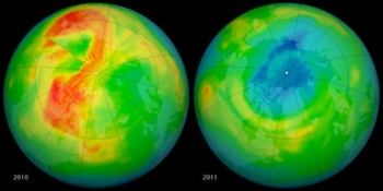 Il buco dell'ozono meno intenso sull'Artico. I livelli molto lontani da quelli registrati in Antartide