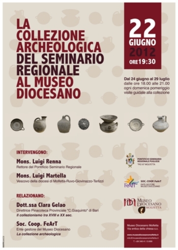 22 Giugno museo diocesano: La collezione archeologica del seminario regionale