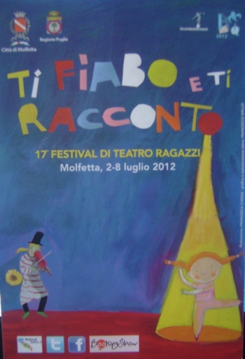 ''Ti fiabo e ti racconto'' a Molfetta dal 2 all'8 Luglio-teatro di Ponente con calendario programma spettacoli