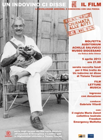 ''Un indovino ci disse - il film'': 5 Aprile alle ore 21.00 presso l'Auditorium Achille Salvucci