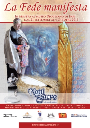 Notti Sacre: In mostra al museo Diocesano di Bari dal 21 Settembre al 6 Ottobre